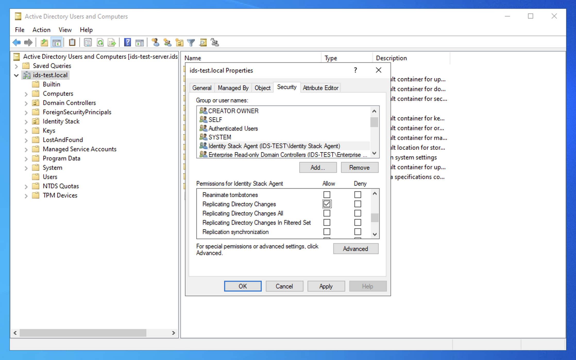 Allow Replicating Directory Changes