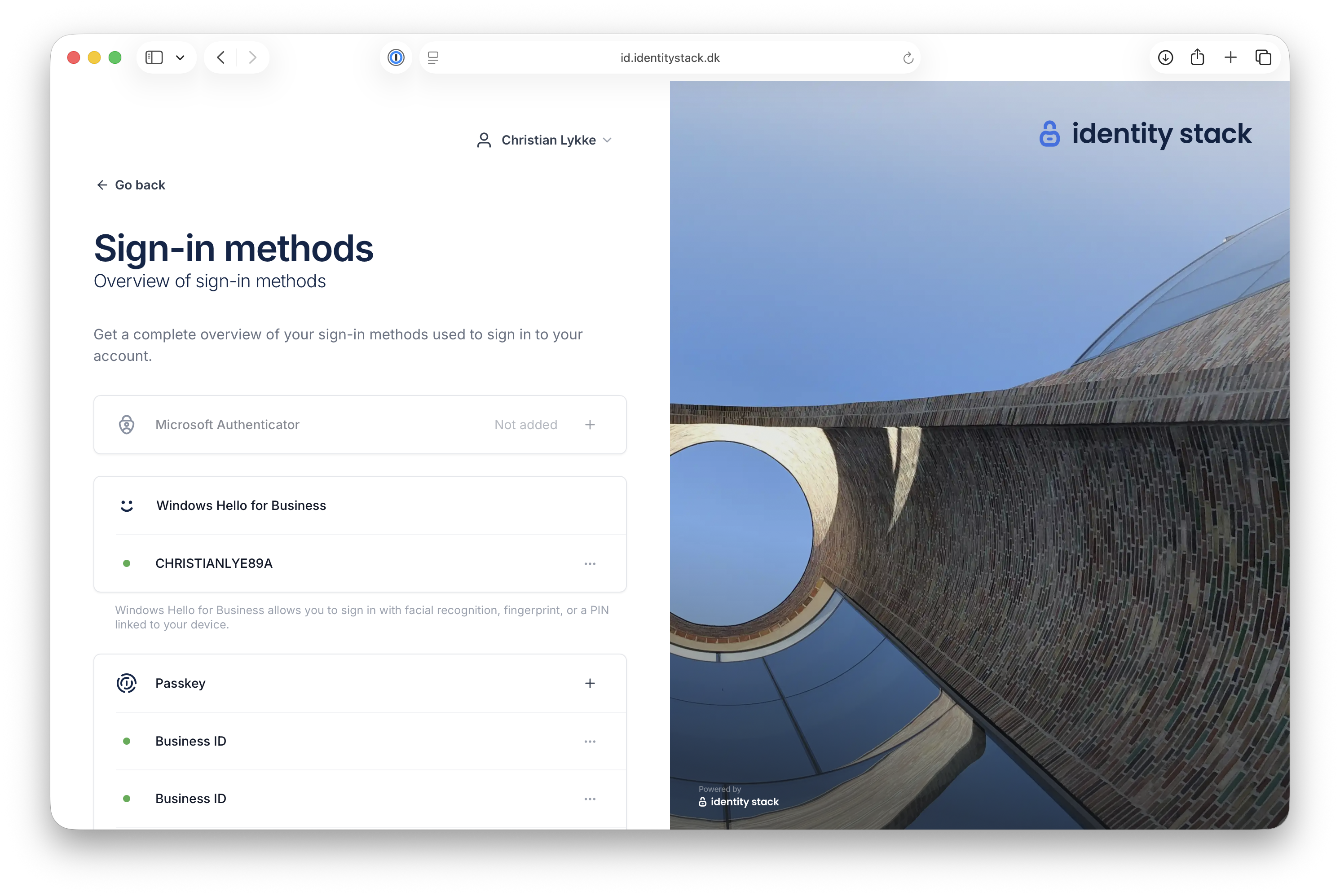 Microsoft Authenticator is not added yet